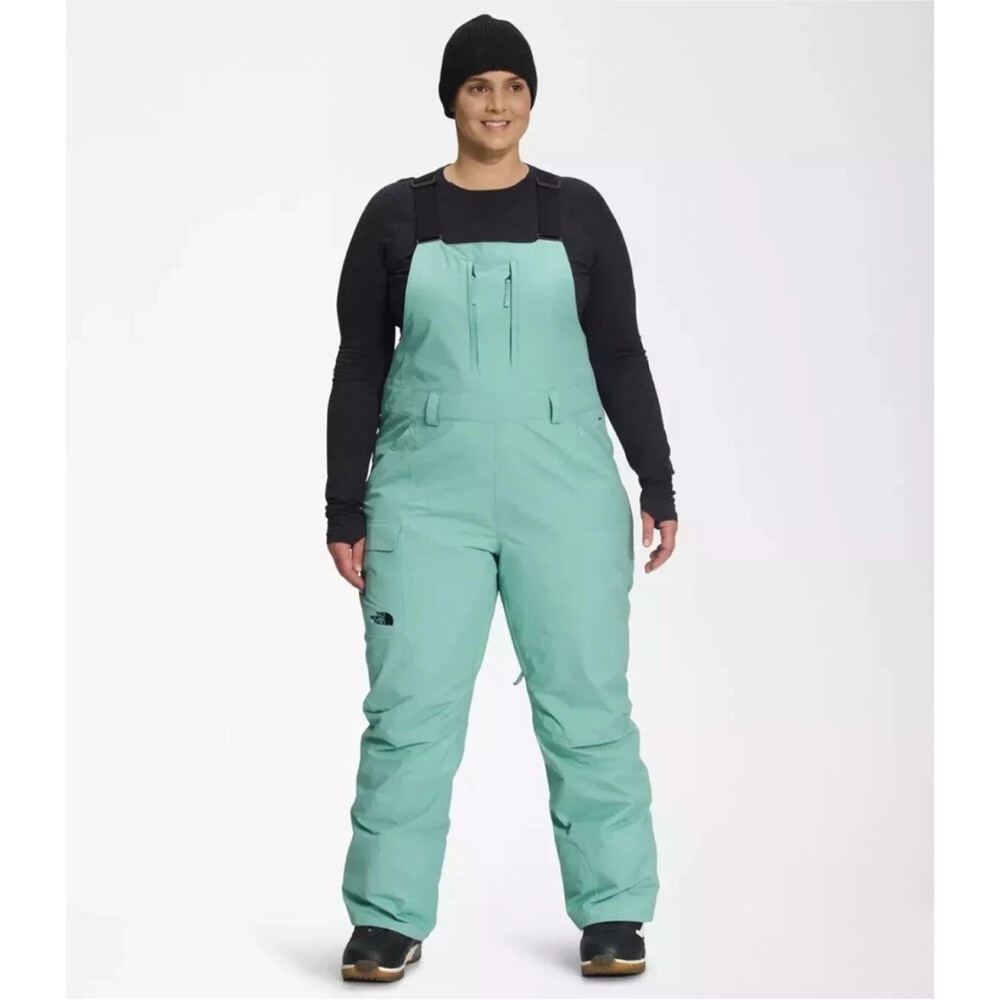 The North‎ Face wasabi Mint Green Snow Bib NWOT size 3X overalls